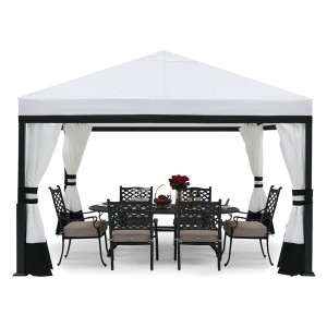 Garden Gazebo with Retractable Roof