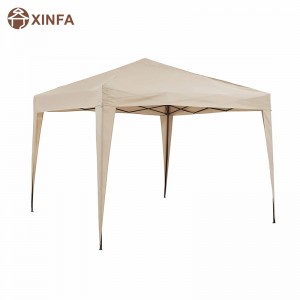 Crosley Furniture Hampton Collapsible Outdoor Gazebo, 10' x 10' - Tan